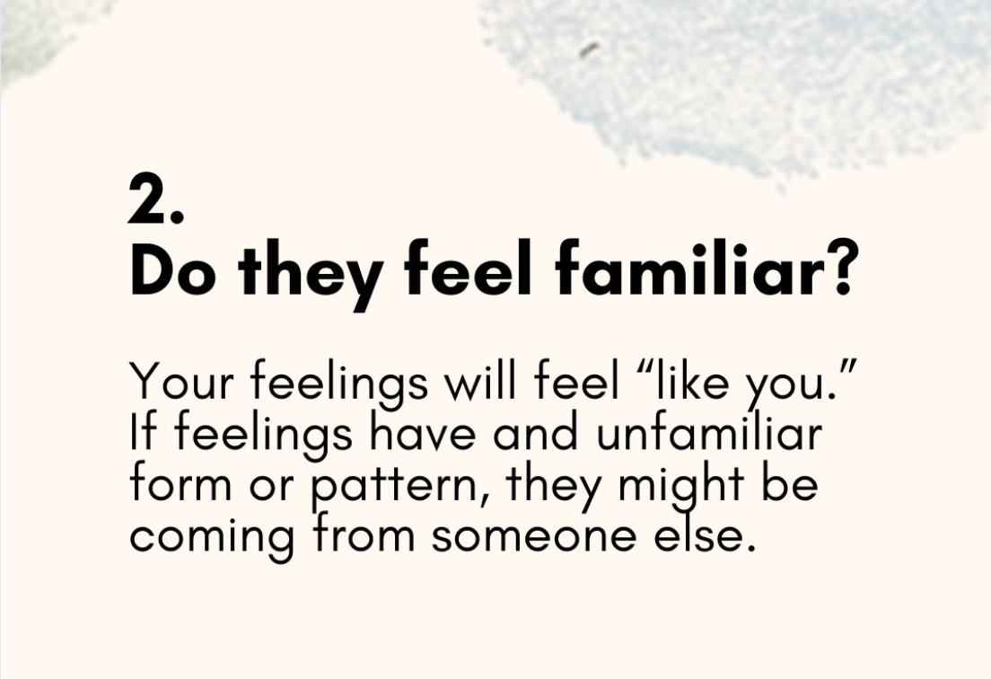 How to Tell Whose Feelings You are Feeling